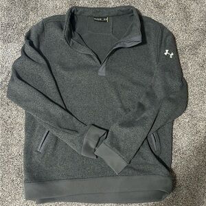 Under Armour Men's Dark Gray Quarter Zip w/ Pockets